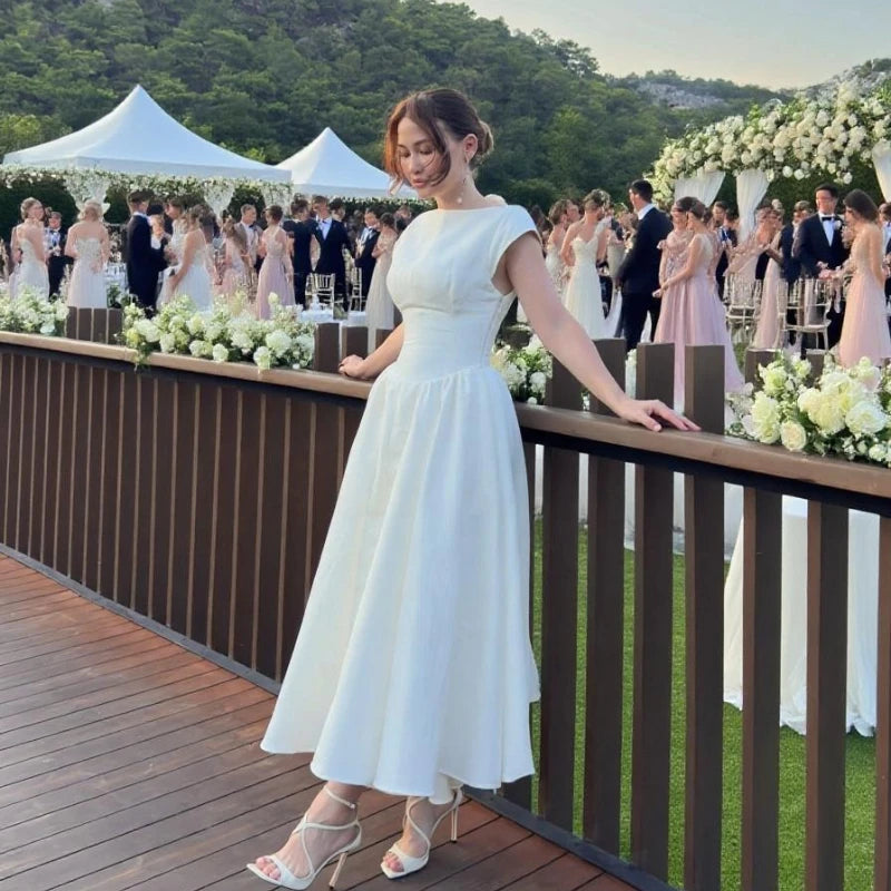 Korean Puff Sleeve Floral Mini Dress