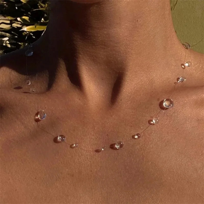 Clear Rhinestone Stud Earrings Set (6 pairs)